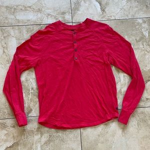 Good Man Brand Red Cotton Long Sleeve